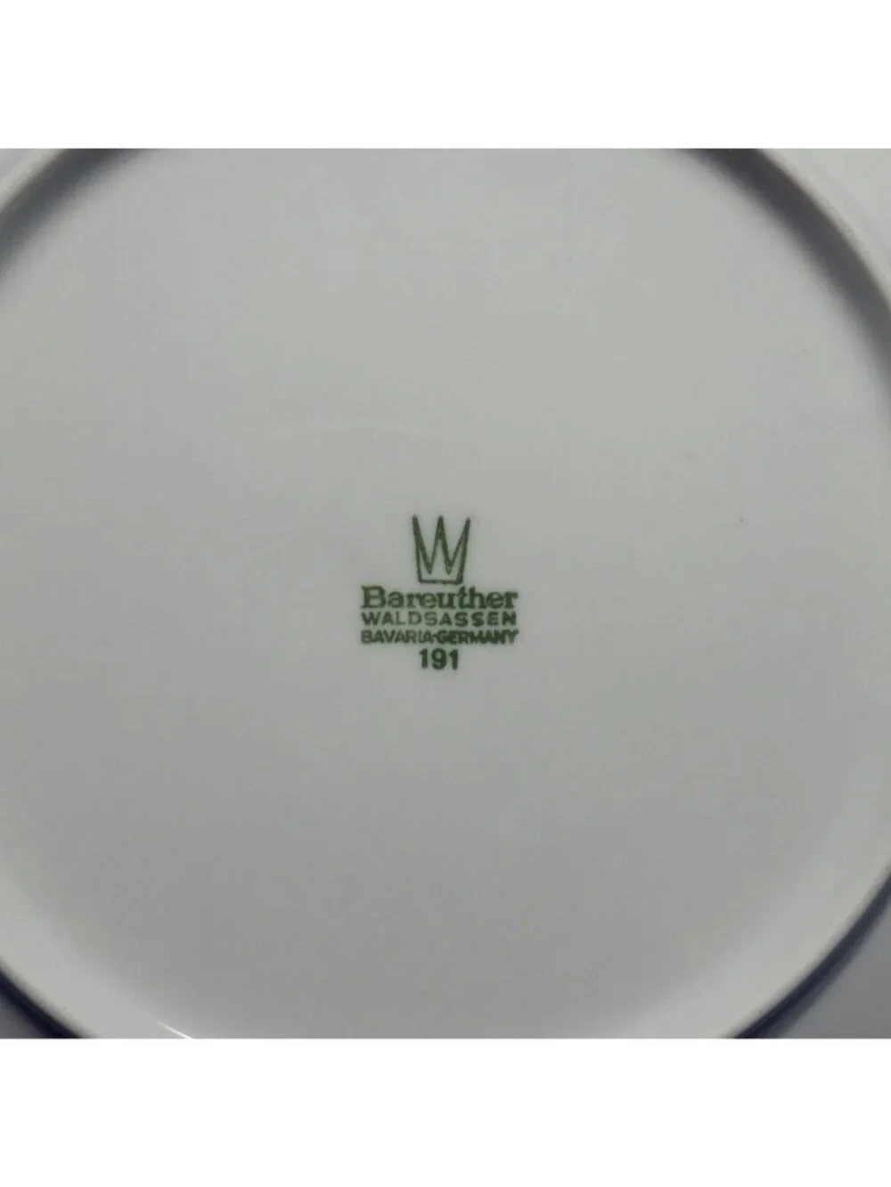 Bareuther Waldsassen Floral Butterfly Salad Plate Wildflower Series Germany 1980